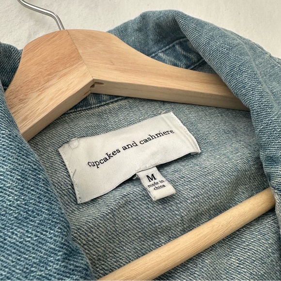 Cupcakes and cashmere hand-stitched star jean jacket! - Picture 4 of 9